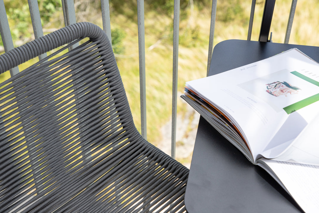 Lindos Barstolar 2-pack Mörkgrå