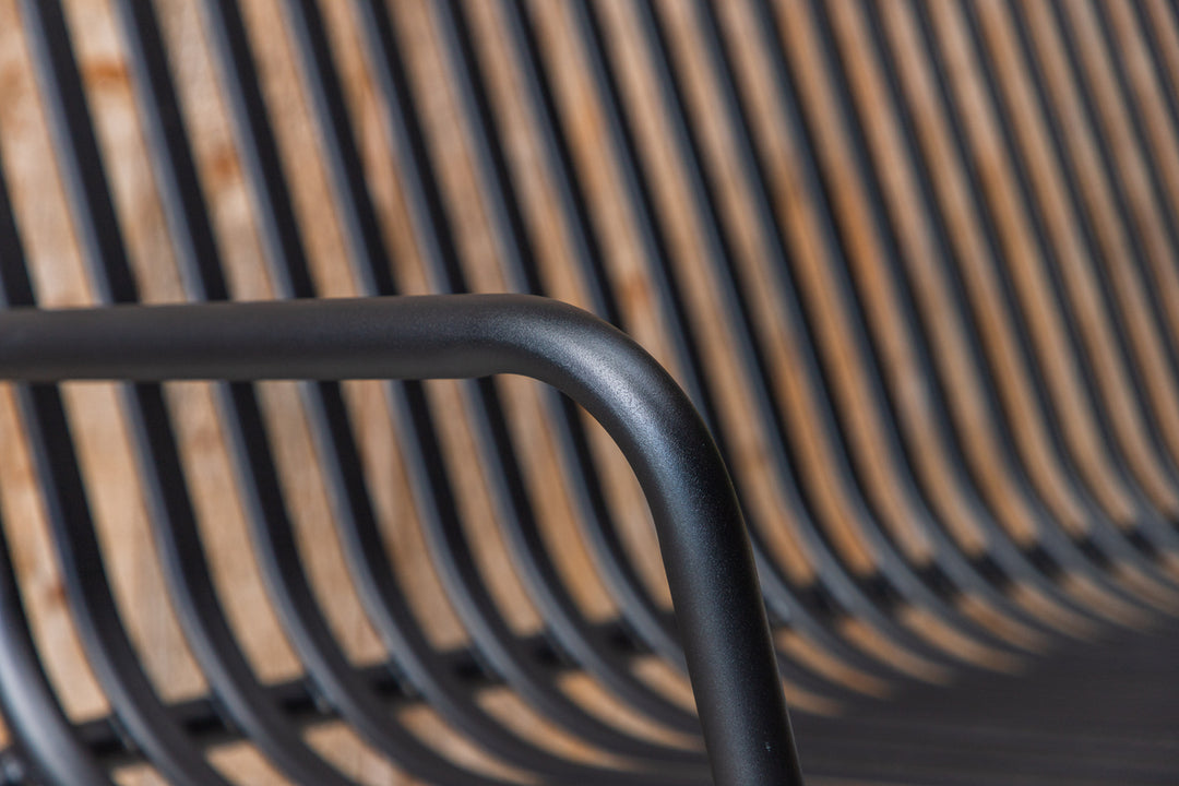 Peking Bänksoffa 64 x 85 x 130 Svart