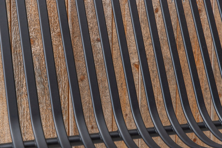 Peking Bänksoffa 64 x 85 x 130 Svart