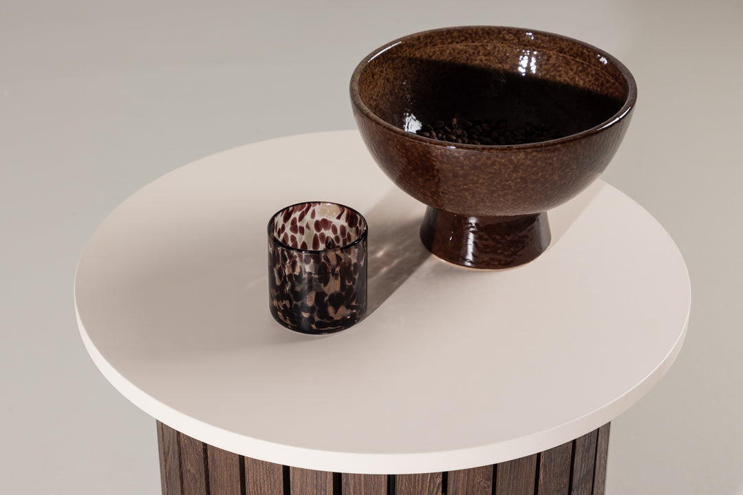 Visingsö Sidobord Beige