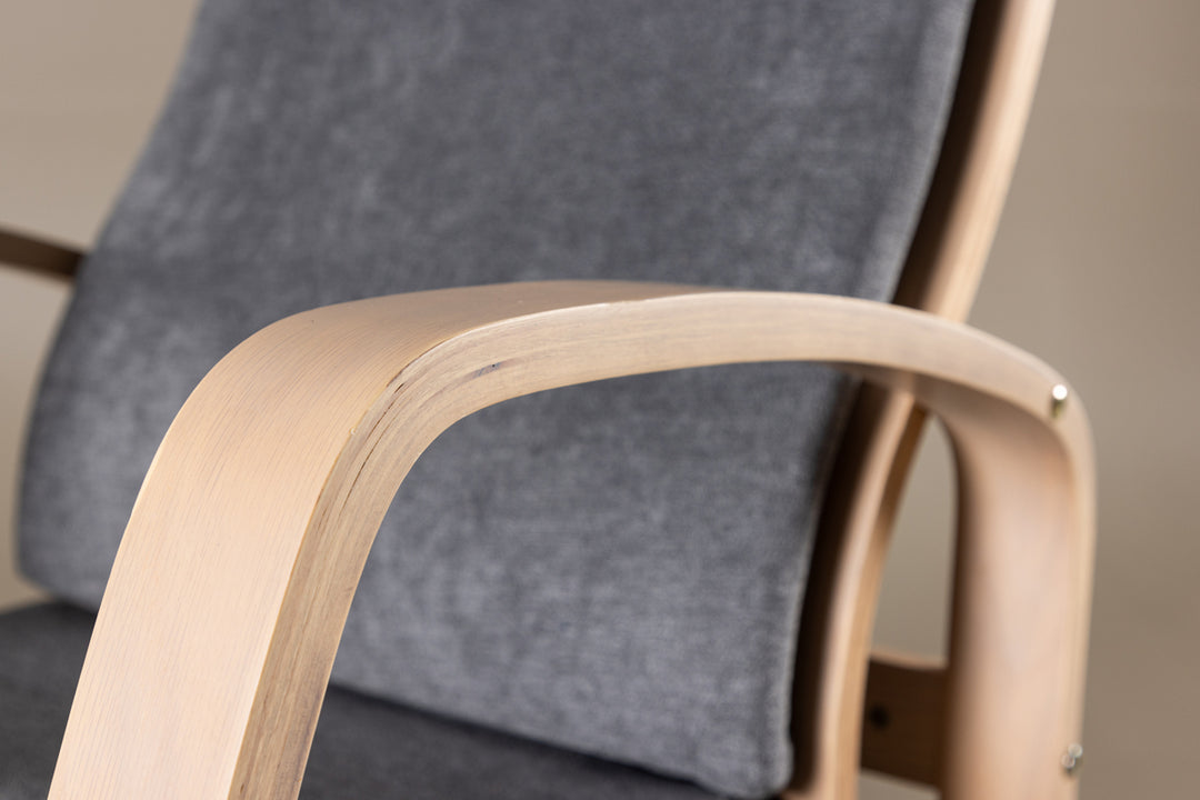 Grötö Loungefåtölj Mörkgrå