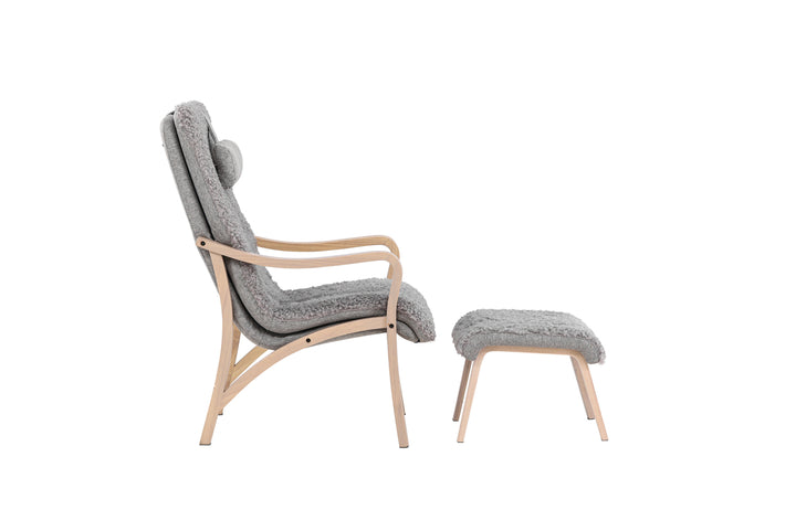 Fårö Loungefåtölj Ljusgrå