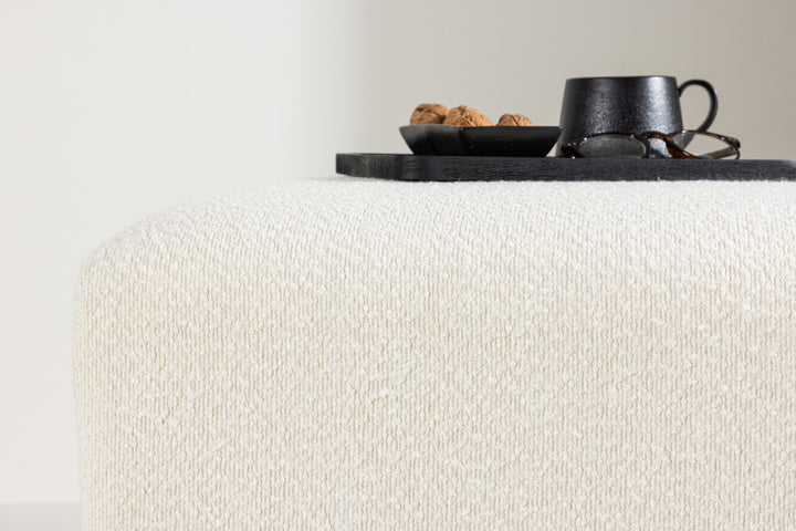 Ivy Ottoman Sittpuff Vit