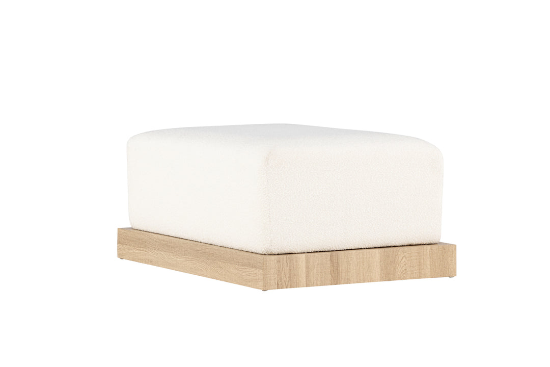Ivy Ottoman Sittpuff Vit