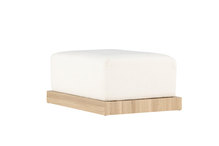Ivy Ottoman Sittpuff Vit