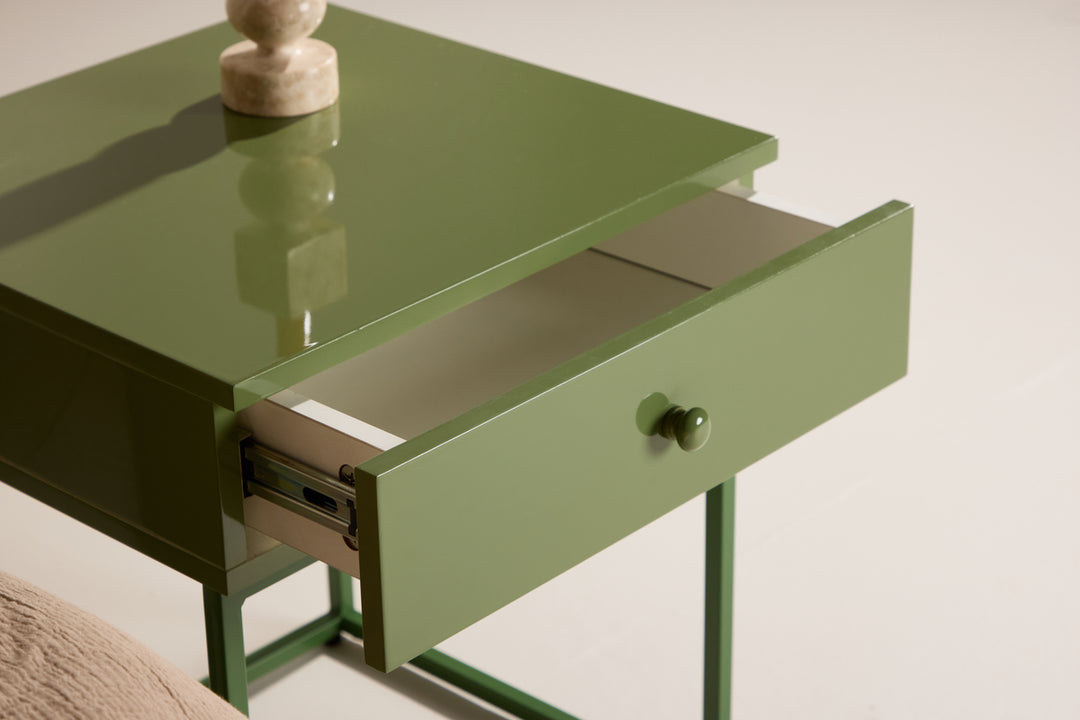 Bakal Sängbord Grön