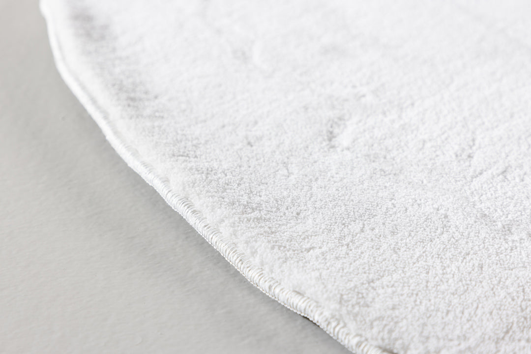 Nixie Rund Matta Vit