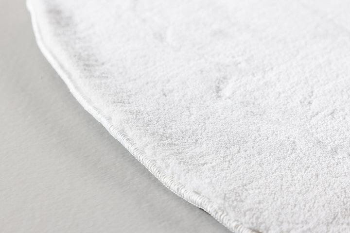 Nixie Rund Matta Vit