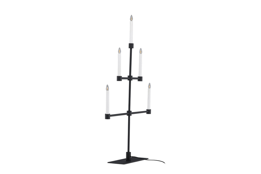 Avoriaz Adventsljusstake Svart