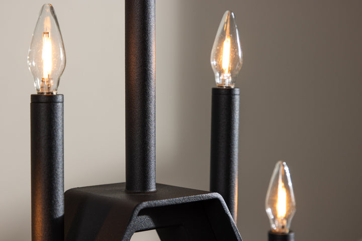 Åre Adventsljusstake 32x36 Svart