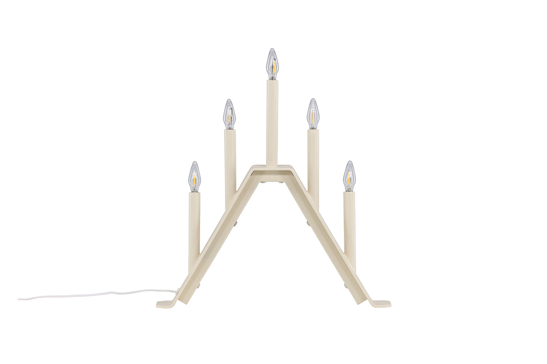 Åre Adventsljusstake 32x36 Beige
