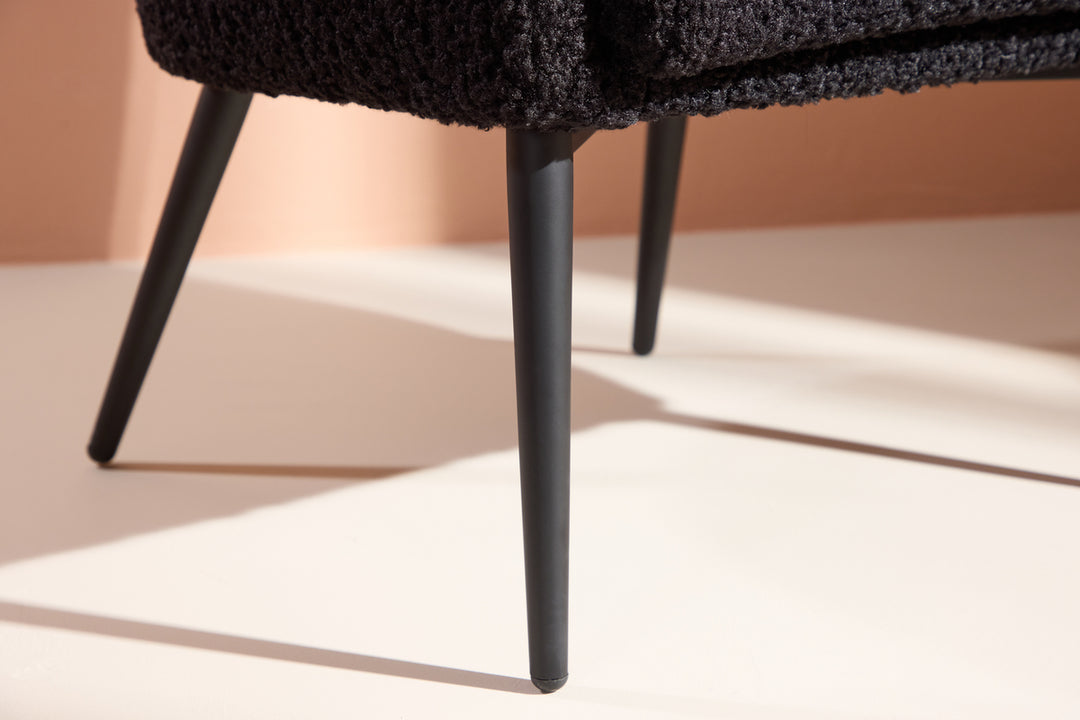 Fluffy Fåtölj Svart