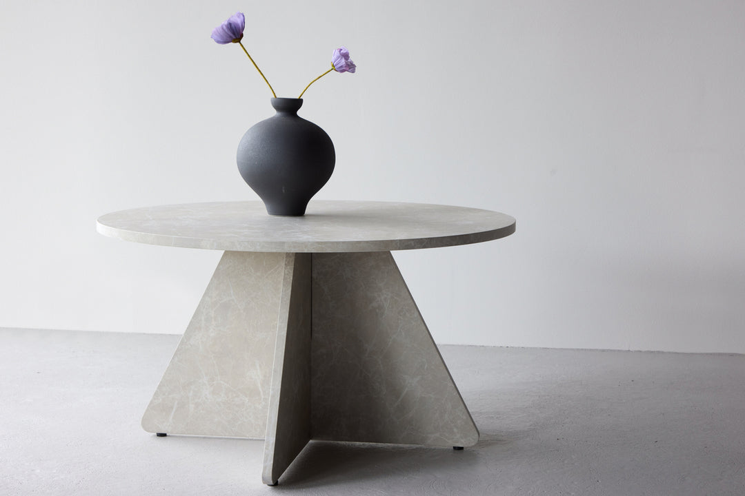 Bootcut Soffbord Beige