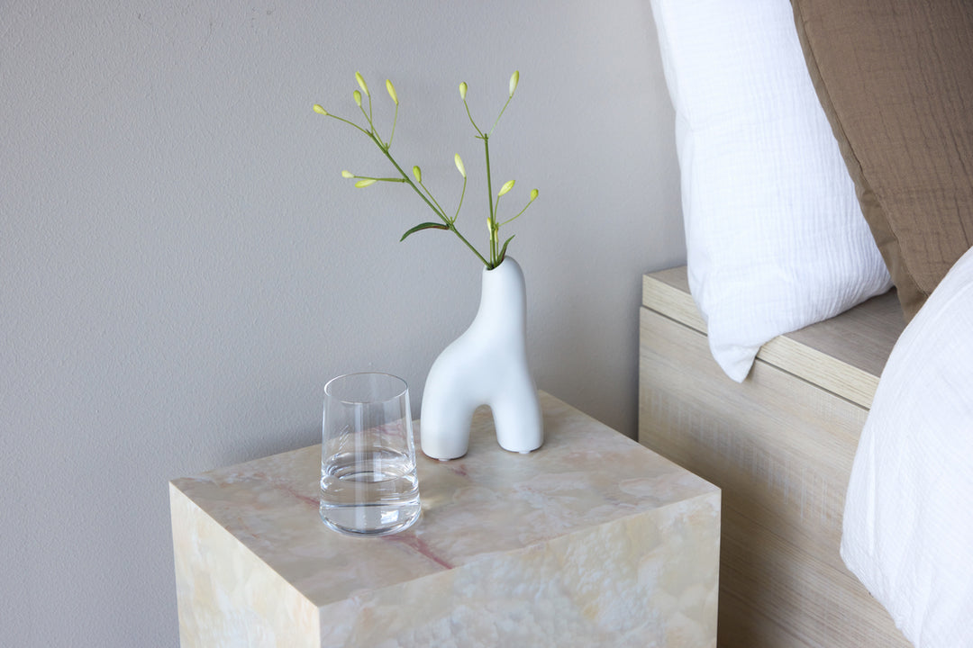 York Sidobord Beige 25x30x35