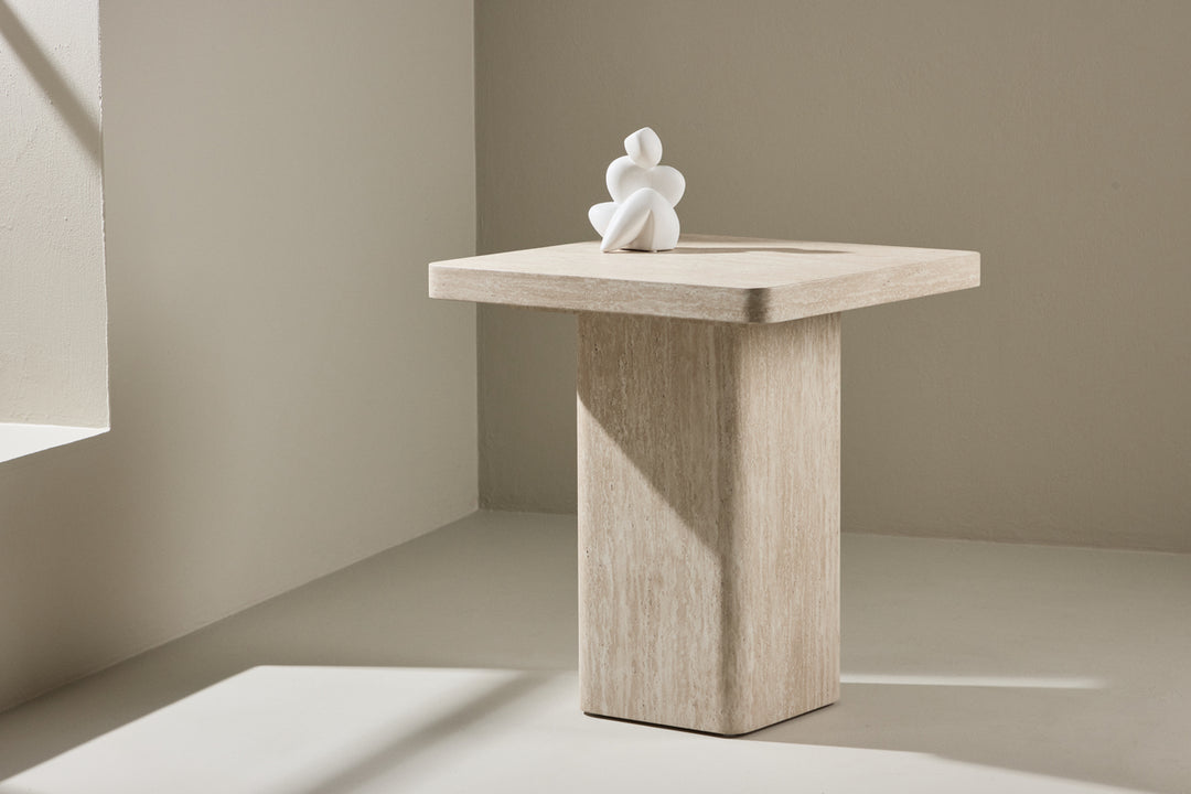 Qvart Soffbord Beige