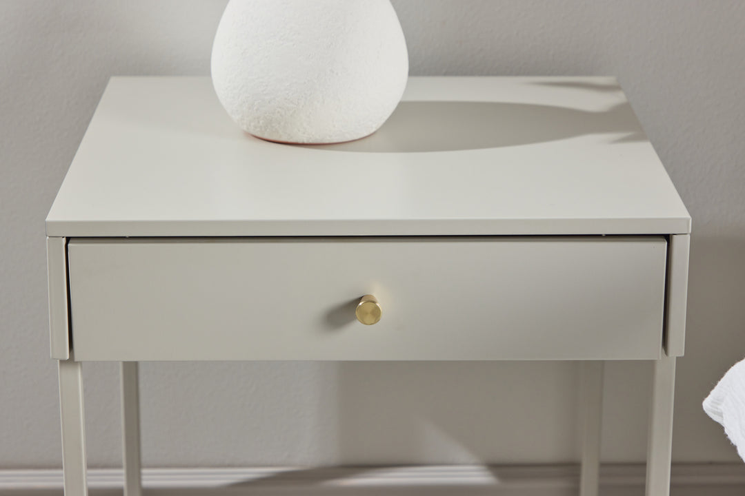 Bakal Sängbord Beige