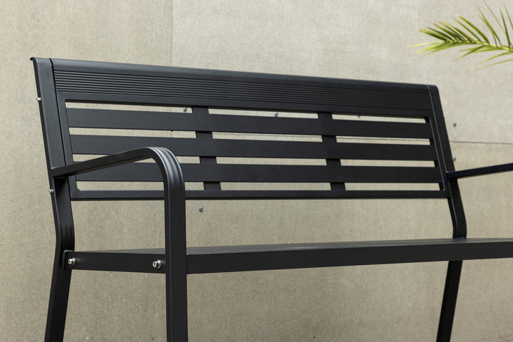 Elvas Bänksoffa 60 x 84 x 125 Svart