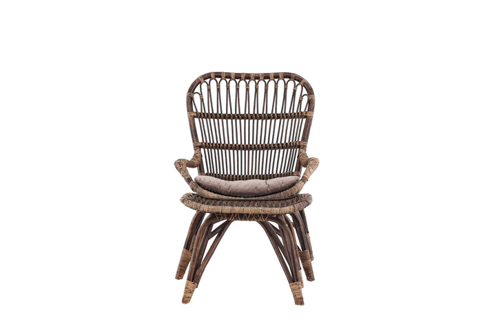 Ella Loungefåtölj Mörk valnöt