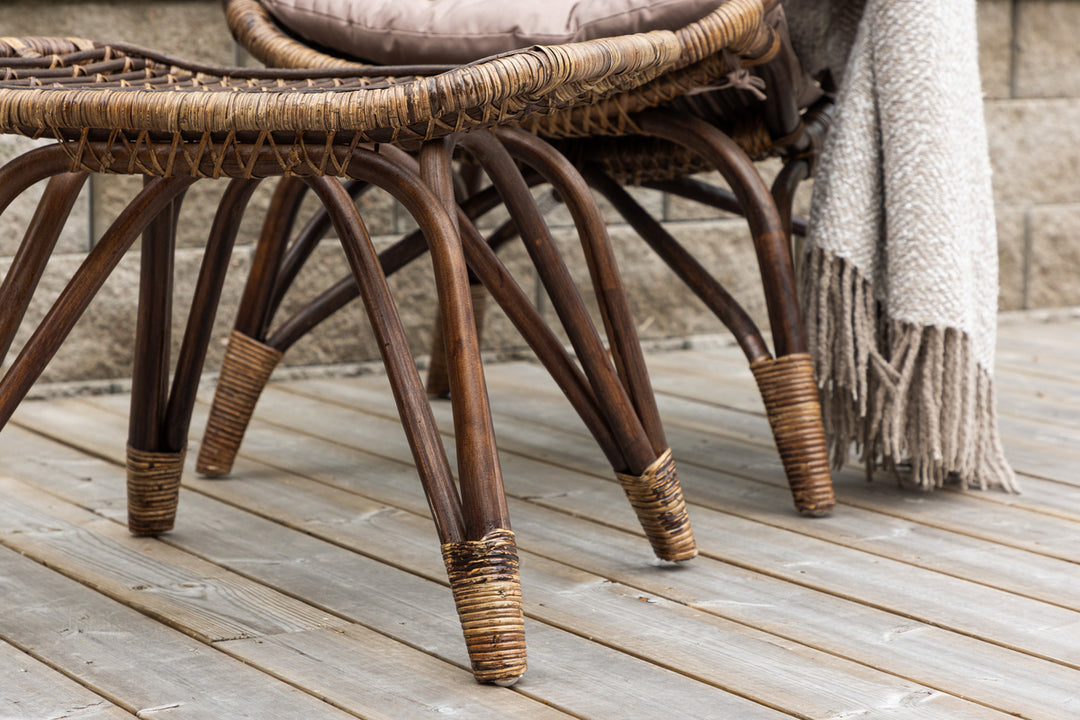 Ella Loungefåtölj Mörk valnöt