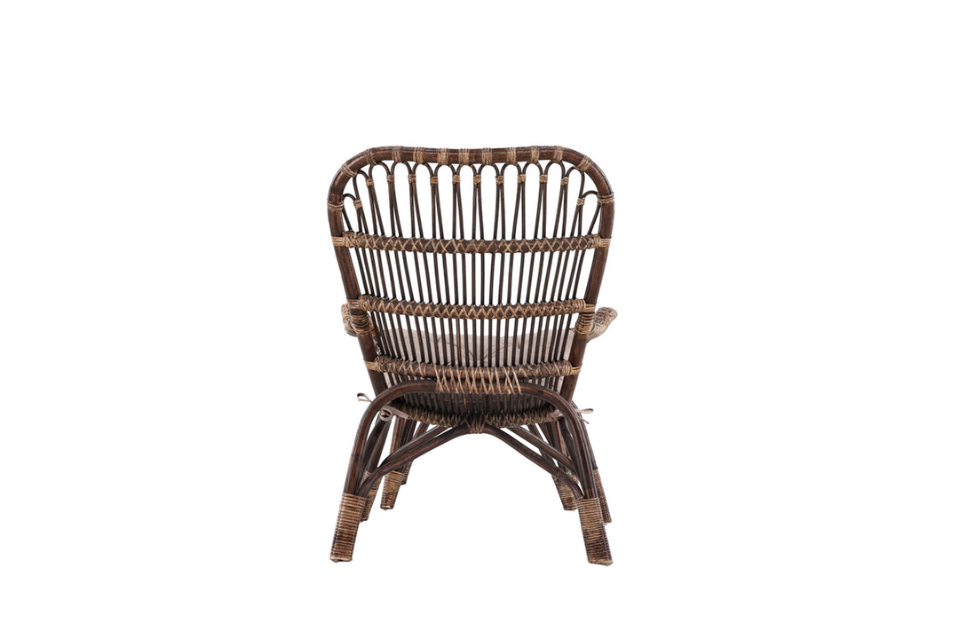 Ella Loungefåtölj Mörk valnöt