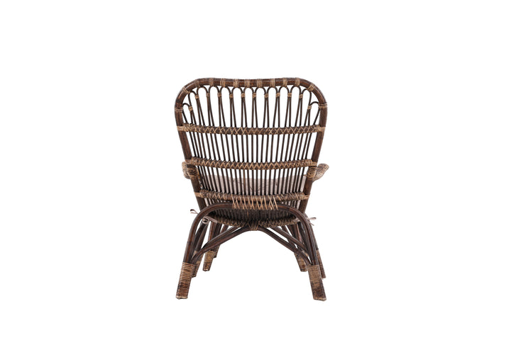 Ella Loungefåtölj Mörk valnöt