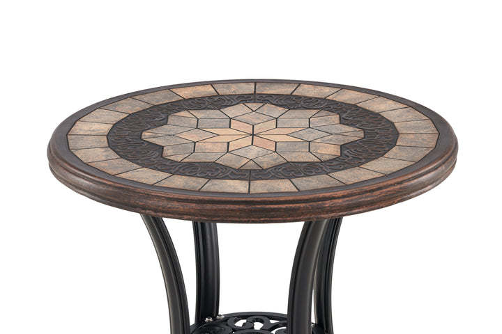 Leiria Cafebord Brun