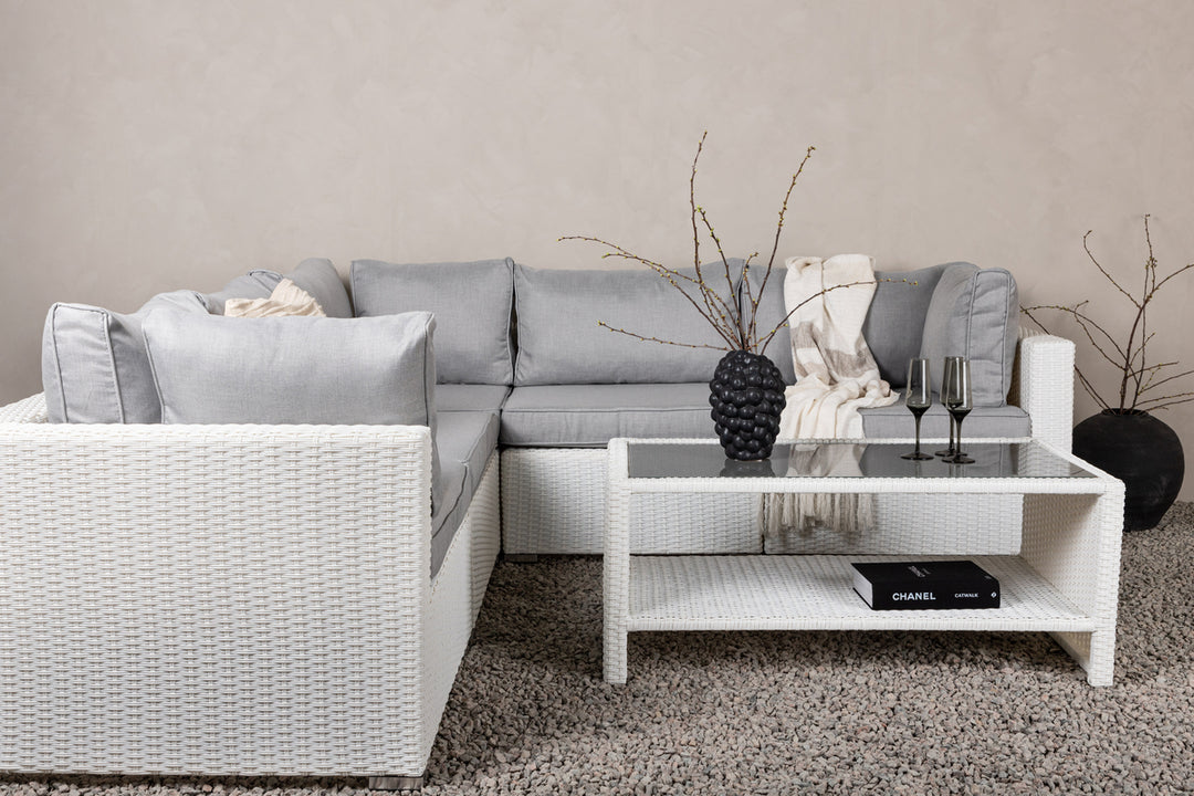 Amazon Hörngrupp Vit/Grå