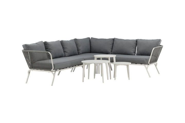 Roxo Hörngrupp Vit/Grå