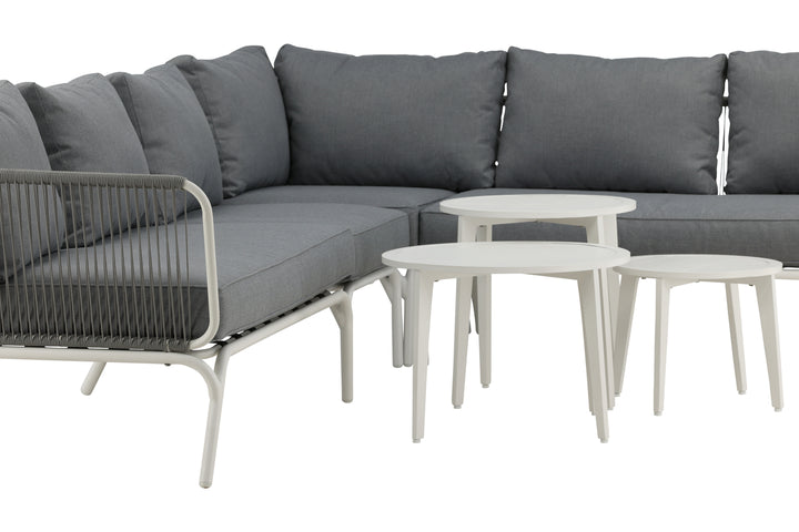 Roxo Hörngrupp Vit/Grå