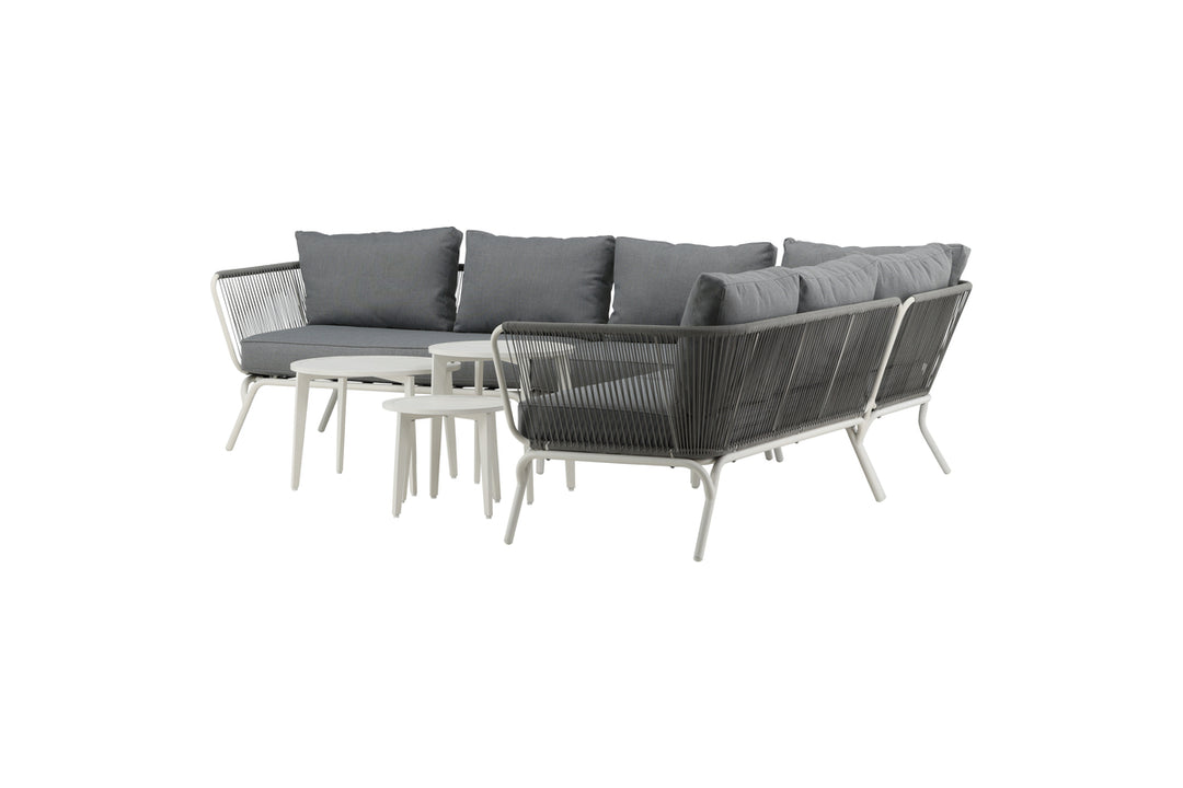 Roxo Hörngrupp Vit/Grå