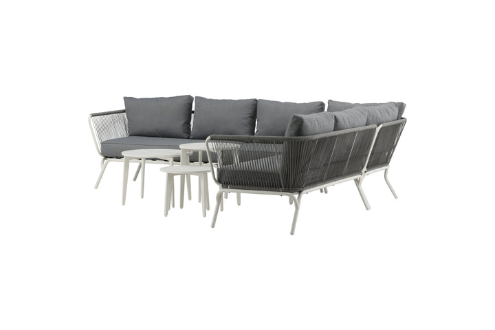 Roxo Hörngrupp Vit/Grå