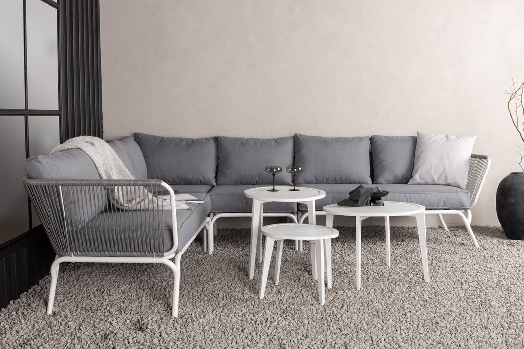 Roxo Hörngrupp Vit/Grå