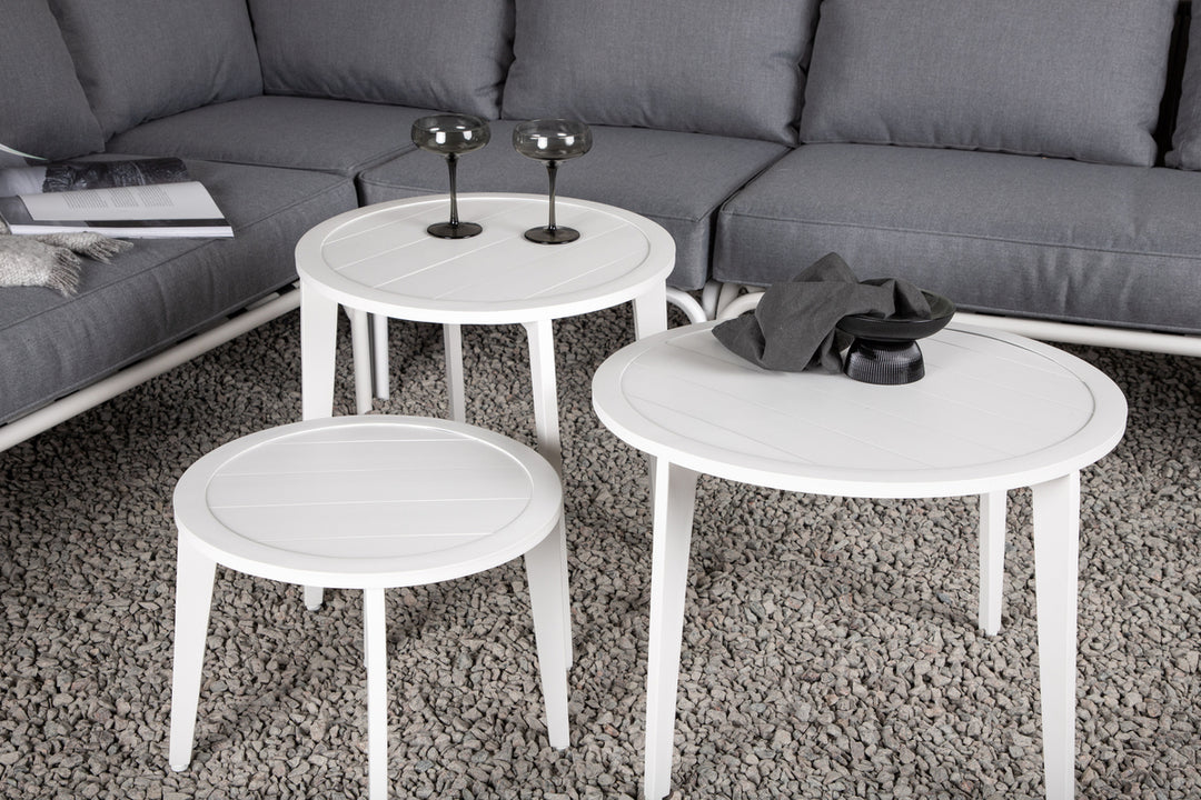 Roxo Hörngrupp Vit/Grå