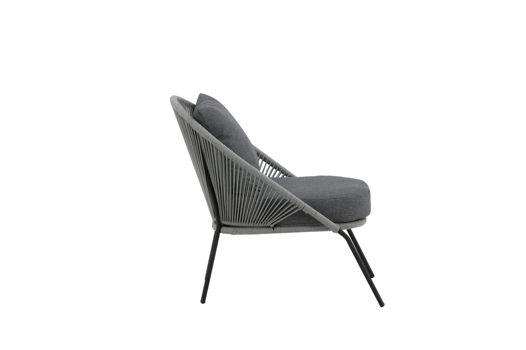 Lindos Loungefåtölj Grå
