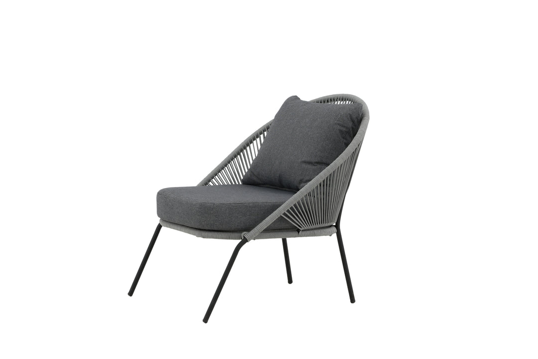 Lindos Loungefåtölj Grå