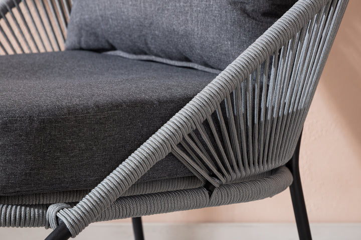 Lindos Loungefåtölj Grå