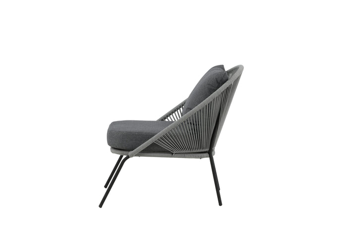 Lindos Loungefåtölj Grå