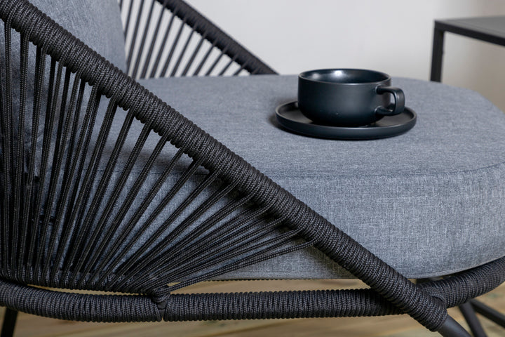 Lindos Loungefåtölj Svart