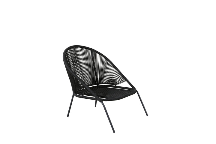 Lindos Loungefåtölj Svart