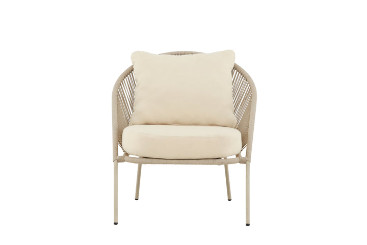Lindos Loungefåtölj Beige