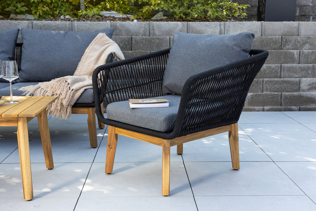 Chania Soffgrupp Natur/Svart