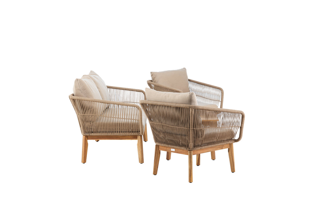 Chania Soffgrupp Natur/Beige