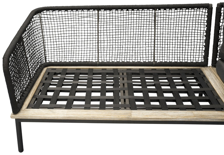 Andorra Hörngrupp Natur/Svart