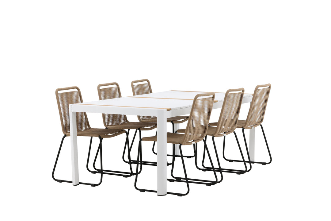 Togo & Lindos Matgrupp Vit/Brun