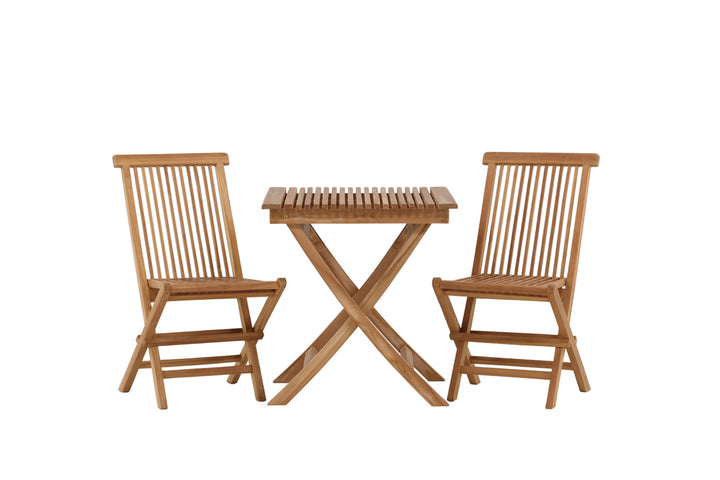 Ghana & Kenya Cafebord Natur + Matstolar Natur