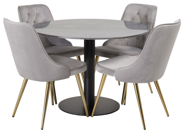 Estelle & Velvet Deluxe Matgrupp Grå