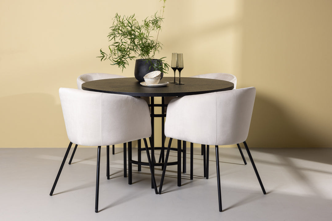 Berit & Copenhagen Matgrupp Beige/Svart