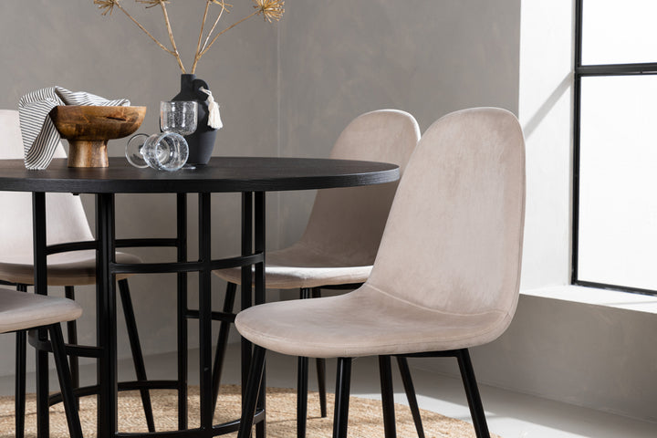 Polar & Copenhagen Matgrupp Beige/Svart