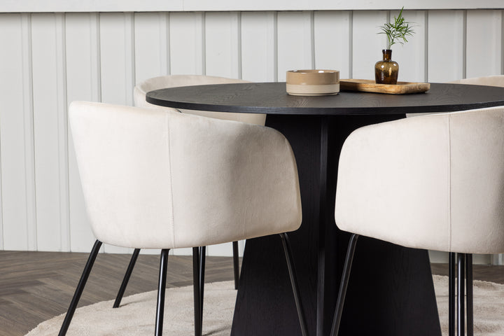 Berit & Bootcut Matgrupp Beige/Svart