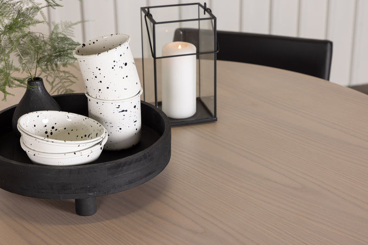 Kenth & Olivia Matgrupp Svart/Vitputsad